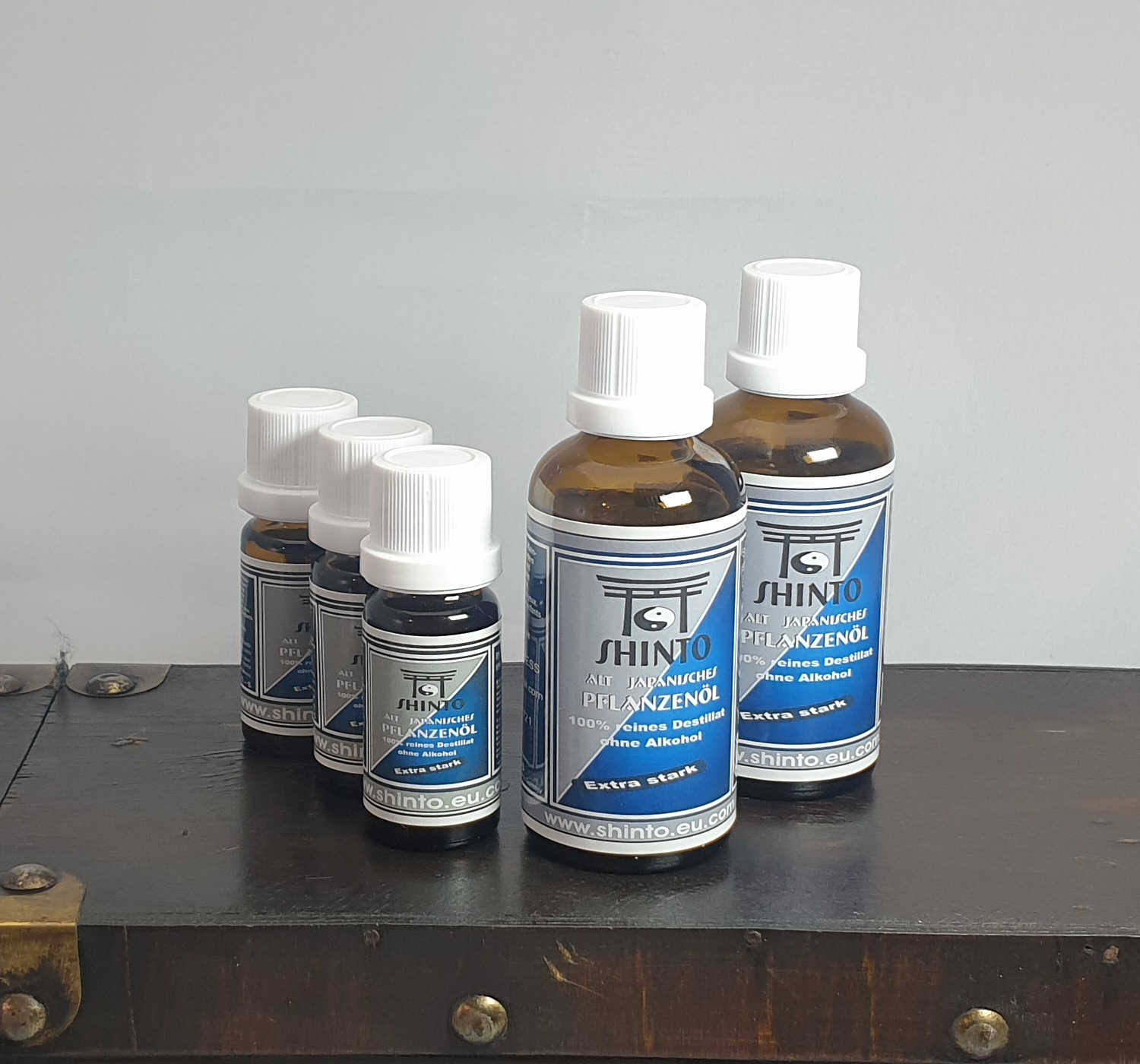 Shinto Alt Japanisches Pflanzenöl / Huile du Japon ***Promokit*** 2 (2x 50 ml + 3 x 10 ml)